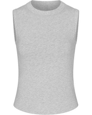 Skims High Crew Tank Top - Blue