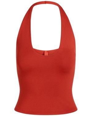 Skims Halter Top - Red