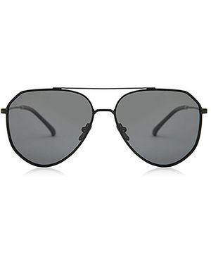 DIFF Dash Polarized Matte Black+solid Grey Polarized Lens Sunglasses