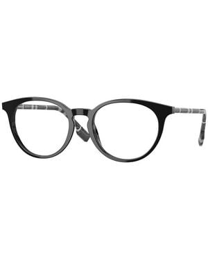 Burberry Be2318 Chalcot 4007 Optical Frames Acetate Transparent Pantos Normal - Black