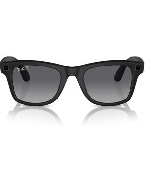 Ray-ban Meta Rw4008 Square Polarized 601St3 - Black