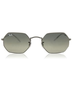 Ray-Ban Rb3556n Octagonal 004/71 Sunglasses Grey - Black