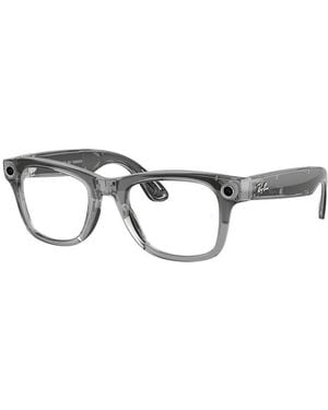 Ray-ban Meta Rw4012 Square 6840Mf - Black