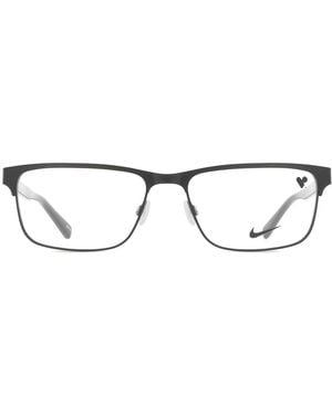 Nike 1002 001 Optical Frames Metal Squared Normal - Black