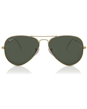 Ray-Ban Rb3025 Aviator Polarized 001/58 Sunglasses - Green