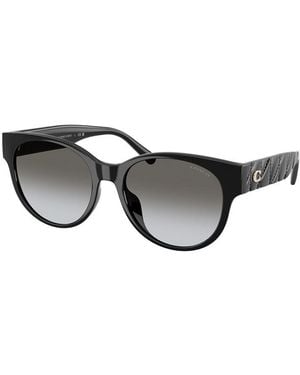 COACH Hc8430D Cae87 Asian Fit 50023C - Black