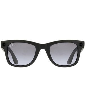 Ray-ban Meta Rw4006 Square Polarized 601St3 - Black