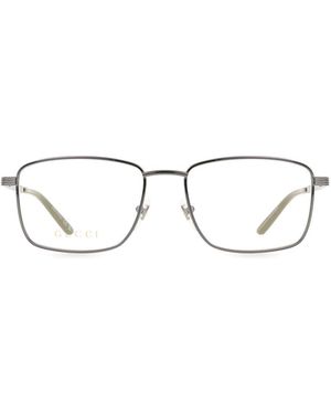 Gucci Gg1882O 003 Optical Frames Metal Transparent Squared - Black