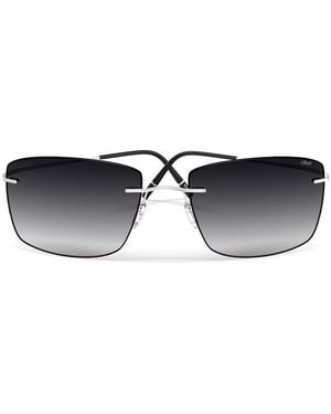 Silhouette Avior Rimless 8741/75 7210 - Black