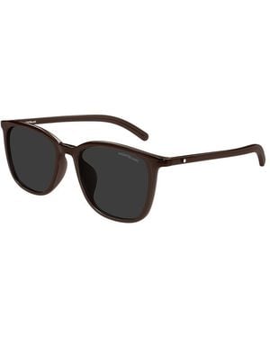 Montblanc Mb0487Sa Asian Fit 002 - Black