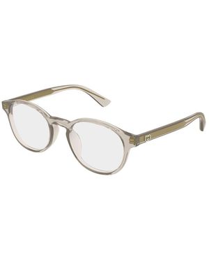 Gucci Gg2137Ok 002 Optical Frames Acetate Transparent Round - Black