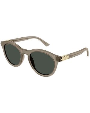 Gucci Gg1501S 004 Sunglasses Acetate Round - Black