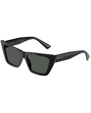 Jimmy Choo Jc5028 500087 Sunglasses Acetate Cat Eye Normal - Black
