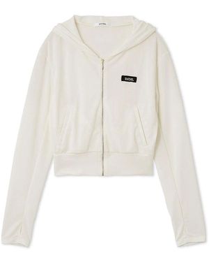 SNIDEL Washable Uv-Cut Hoodie - White