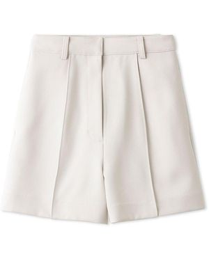 SNIDEL High-Waisted Tailored Shorts - White