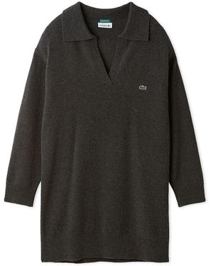 SNIDEL Lacoste Skipper Knit Dress - Gray