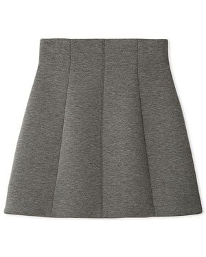 SNIDEL Variety Structure Mini Skirt - Gray