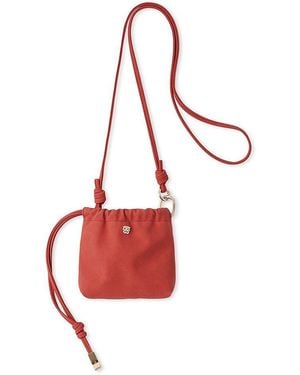 SNIDEL Drawstring Bag Charm - Red