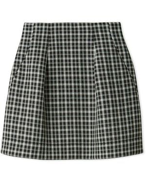 SNIDEL Structure Skirt Shorts - Black