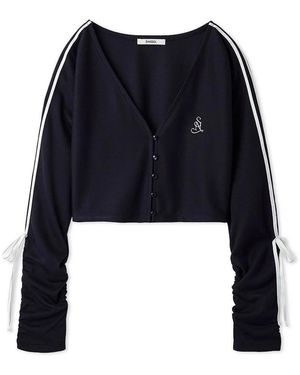 SNIDEL Lumishade Uv Line Bolero - Blue