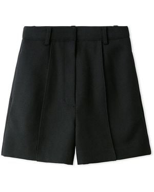 SNIDEL High-Waisted Tailored Shorts - Black