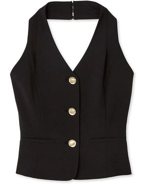 SNIDEL Sustainable Halter Vest - Black