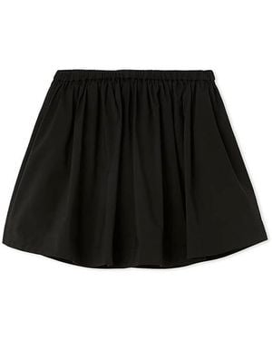 SNIDEL [Ny Exclusive] Taffeta Mini Skort - Black