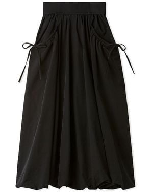 SNIDEL Elastic Waist Balloon Skirt - Black