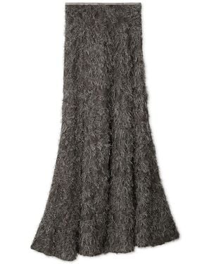 SNIDEL Lace Jacquard Skirt - Gray