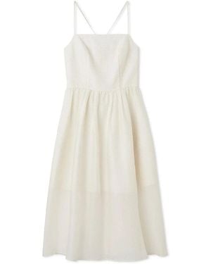 SNIDEL Texted Cami Dress - White