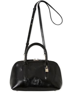 SNIDEL Round Mini Boston Bag - Black