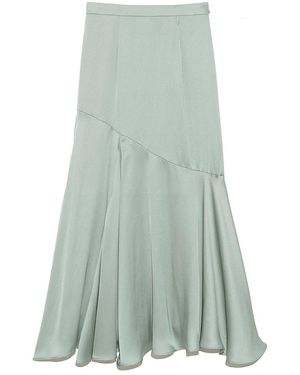 SNIDEL Print High Waisted Maxi Skirt - Green