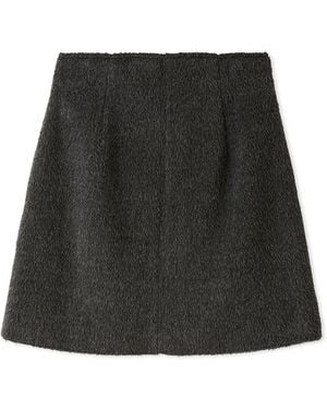 SNIDEL Shaggy Box Mini Skirt - Black