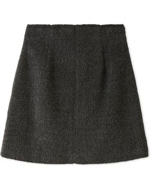 SNIDEL Shaggy Box Mini Skirt - Black