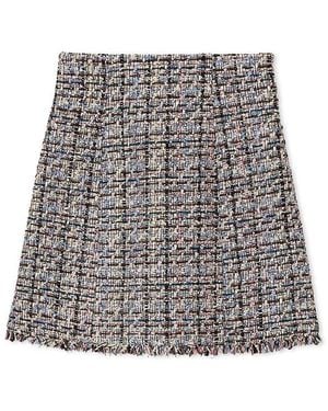 SNIDEL Tweed Skort - Gray