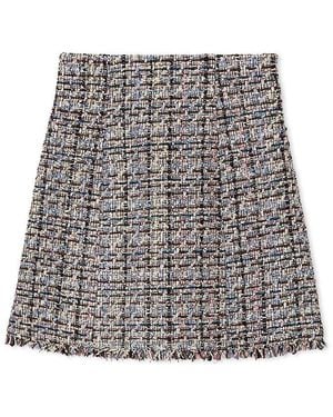 SNIDEL Tweed Skort - Gray