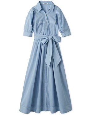 SNIDEL Safari Shirt Dress - Blue