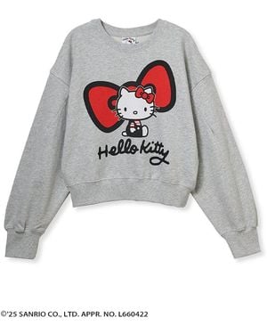 SNIDEL [Hello Kitty] Sweat Pullover - Gray