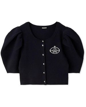 SNIDEL 【Chacott】Knit Cardigan - Black