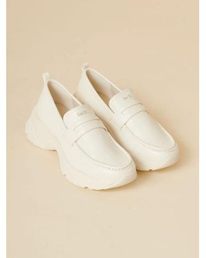 SNIDEL Sneaker Sole Loafers - Natural