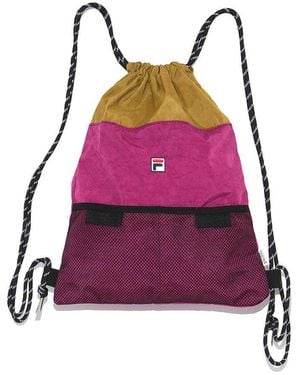 SNIDEL Fila Collaboration String Backpack - Pink
