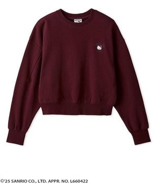 SNIDEL [Hello Kitty] Sweat Pullover - Red