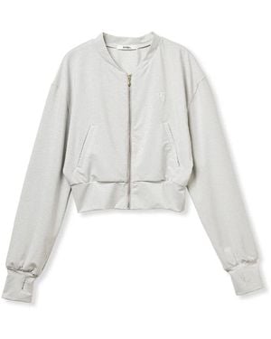 SNIDEL Hand-Washable Uv-Cut Blouson Jacket - White