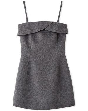 SNIDEL Bare Mini Dress - Gray