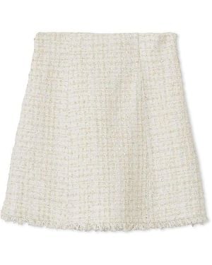 SNIDEL Tweed Skort - White