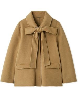 SNIDEL River Ribbon Jacket - Natural