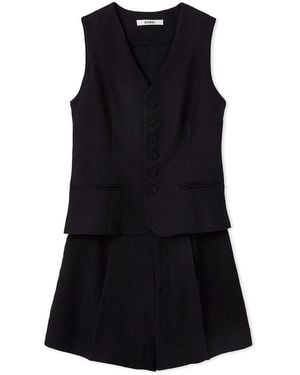 SNIDEL Vest & Shorts Set - Black