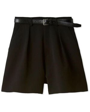 SNIDEL Simple Shorts - Black