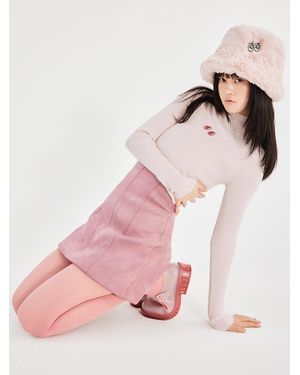 SNIDEL Variety Structure Mini Skirt - Pink