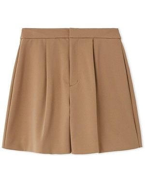 SNIDEL Structured Shorts - Natural